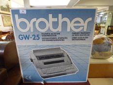 Brother gw25 electric type writer (boxed)