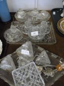 Three dressing table sets