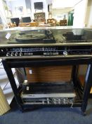 Sanyo and one other early music system with stand