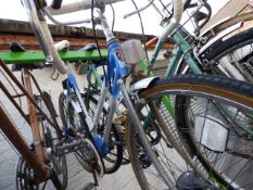 Townsend ladies racing cycle (blue and white)