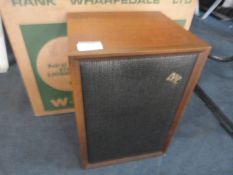 Pair of Wharfedale speakers in teak cabinets
