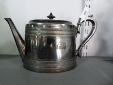 silver plate tea pot