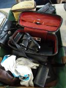 Assorted camera equipment including; slr lenses, compact cameras, etc