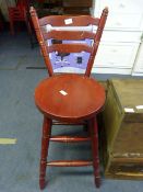 Beech barstool