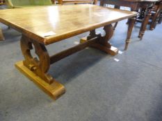Oak occasional table