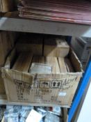 *Box containing a large quantity of soap dishes