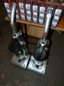 Two Hoover vacuum cleaners