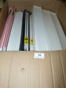 *Box containing a quantity of large knitting needles