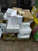 *Pallet containing assorted chestnuts, prunes, Turkish delight, olive oil, etc