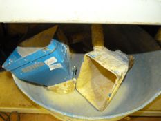 Refiner wall blasting tanks