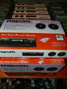 *Ten maxim anti-theft pull out system radio cassette players