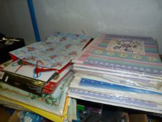 *Assorted large birthday cards, Christmas bags, etc
