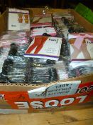 Box containing assorted tights, etc