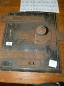 *Cast iron oven door