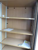 Wooden storage cabinet