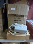 *Box containing mains adapters