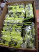 Box containing assorted neon tights