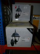 *Five boxed Penarven black wall lanterns