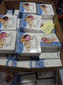 Box containing assorted Rabibs baby swimwear (various size, color etc)