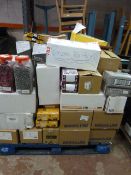 *Pallet containing a large quantity of sweets, marshmallows, flapjacks, chocolate, Turkish