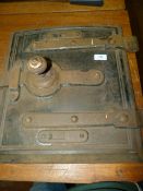 *Cast iron oven door