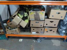 Large quantity of paint balling equipment including guns, masks, paintball canisters, Etc