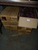 *Eight boxes containing slide traveling alarm clocks