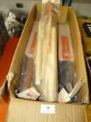 *Box containing assorted cricket sets