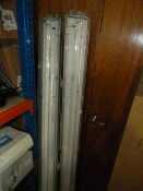 Two commercial ceiling lights