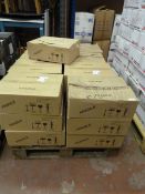 *Pallet containing a large quantity of olives, vegi cups, etc