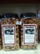 *Six jars containing Kirkman's signature valence peanut butter pretzels