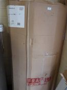 Berisford curved main panel 800mm shower screen