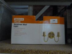 Homebase value stand down wall light