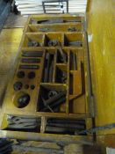 Box containing taps and dies