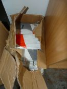 Box containing assorted high tech chemical protective clothing