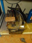 Tool box containing assorted spanners, etc