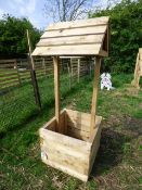 Wishing well planter