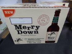 *2 Cases Containing 8 50ml Bottles of Merry Down Medium Cider