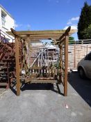 *Wooden Garden Swing