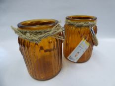 *Two Tea Light Jars