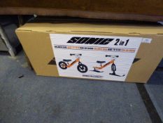 *Sonic 2-in-1 Balance Bike to Sledge