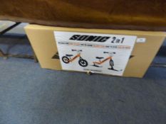 *Sonic 2-in-1 Balance Bike to Sledge