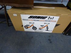 *Sonic 2-in-1 Balance Bike to Sledge
