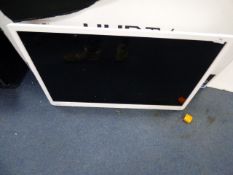 *White Toshiba Television Model No - 32W3454DB