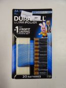 *DURACELL AA ULTRA - 20PK