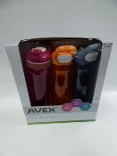 *AVEX WATER BOTTLE 3PK F16