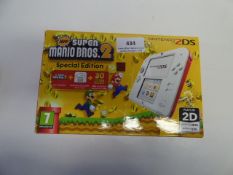 *Nintendo 2DS with Super Mario Bros 2