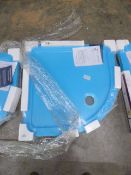 *Cooke and Lewis 900mm by 900mm by 45mm deep Durastone Corner Shower Tray