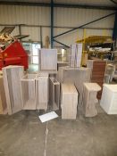 *Large quantity of part finished furniture