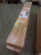 *Six Packs Containing Easiloc Floor master Laminate flooring in light oak finish. Each pack covers